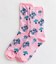 New Look Pink Mushroom Socks